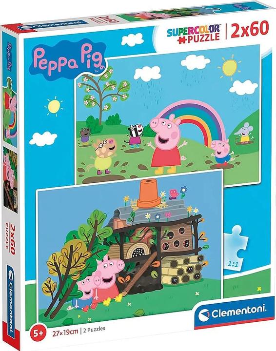 Immagine prodotto Clementoni Puzzle - Peppa Pig, 2x60pz. (60 pezzi)