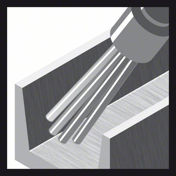 Produktbild Bosch Professional Zubehör PRO Stainless Steel clean Pinselbürste, gerader Schaft, 25 x 0,3 mm