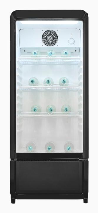Exquisit GKS180-GT430D sw Getrnkekhl. D 200L Glastr 3Ablagen 131x54x56cm (200 l)