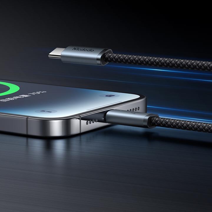 Produktbild Mcdodo - Cab Luma, 36W USB-C zu Lightning Air Kabel, 1.2m Schwarz (1.20 m, 36 W)