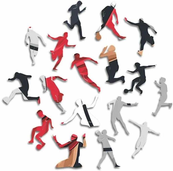 Actual product image Iconic Liverpool FC - Luis Diaz - Wooden Puzzle Size S (150 pieces) (150 pieces)