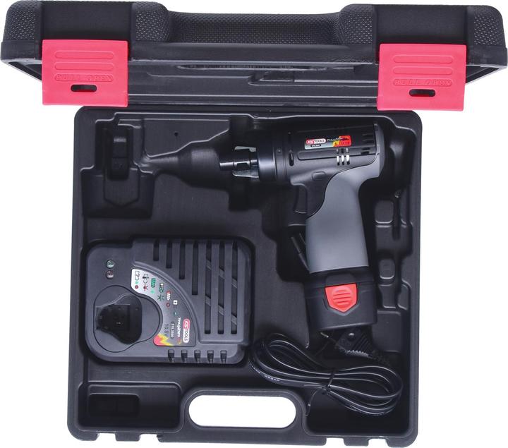 Actual product image KS Tools Battery-powered high-performance grinder, 22,000 rpm 10.8V, with 1 battery and 1 charger