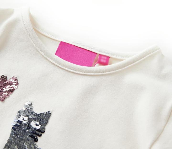 Immagine prodotto vidaXL Camicia da bambino a maniche lunghe ecrù 92,Materiale: 95% cotone. 5 (92)