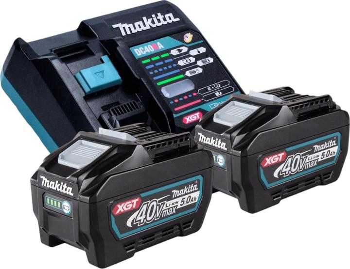Produktbild Makita BO 005 CGT201 Akku Schwingschleifer 40 V max. 80 x 130 mm 3,0 mm Hub Brushless + 2x Akku 5,0 (Schwingschleifer)