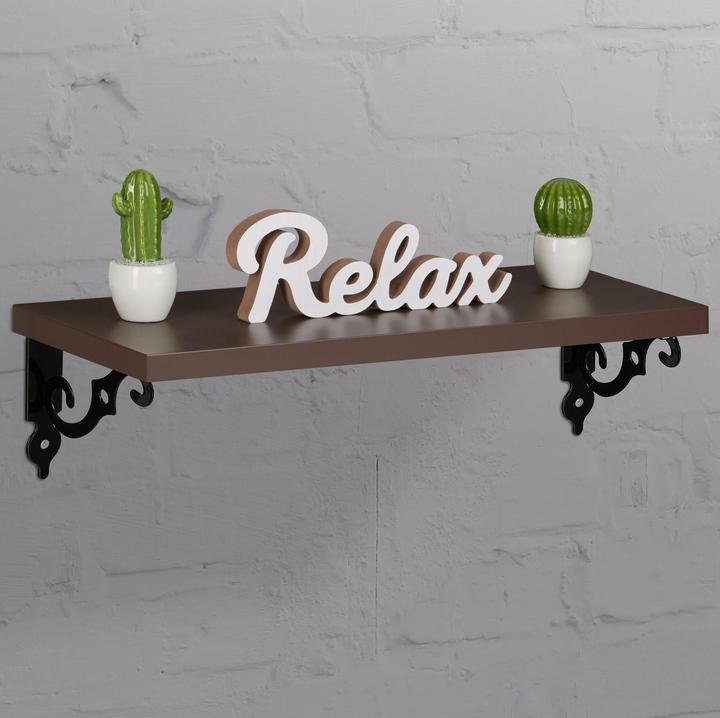 Actual product image Relaxdays 6x Shelf brackets
