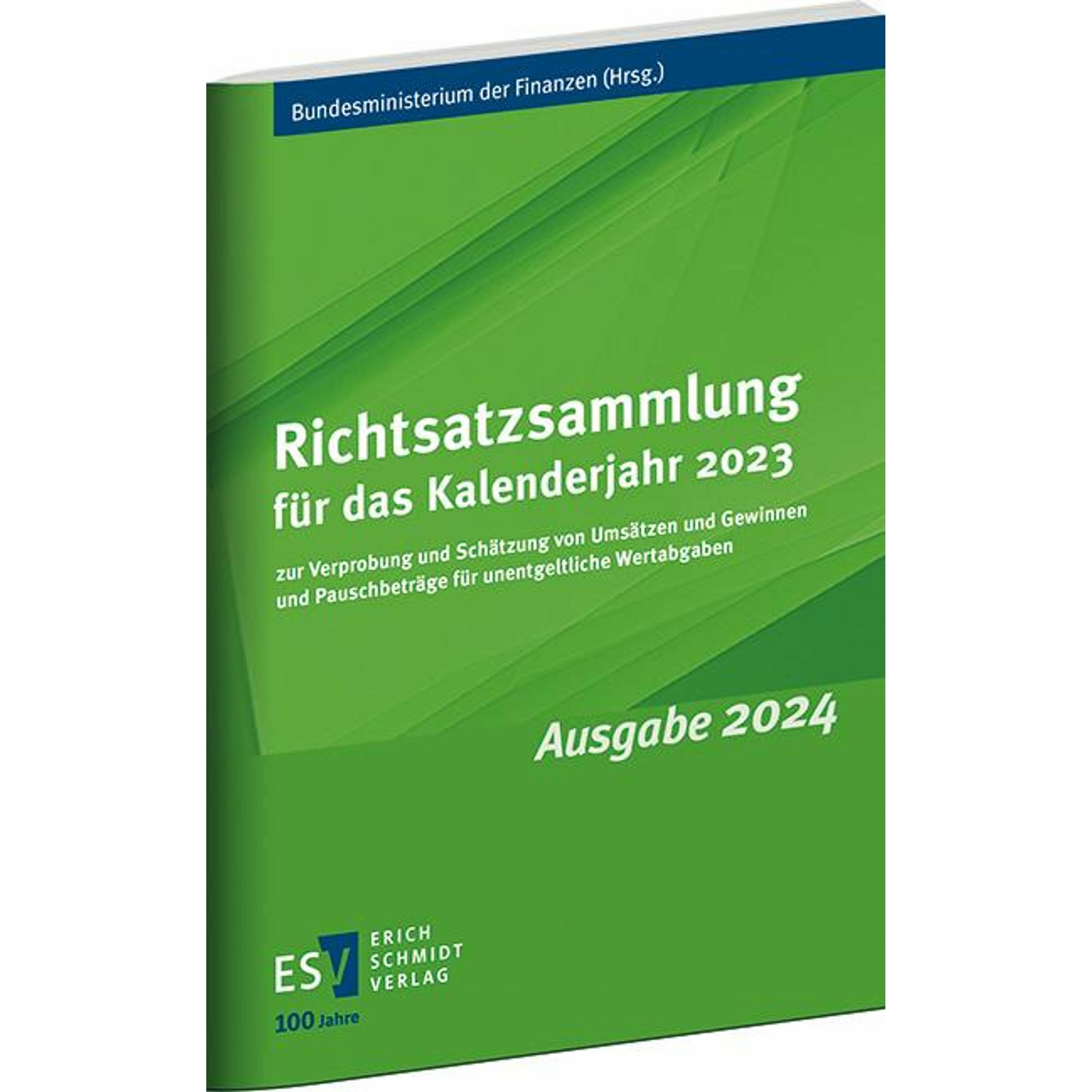 Richtsatzsammlung fr das Kalenderjahr 2023, Fachbücher von Bundesministerium Der Finanzen