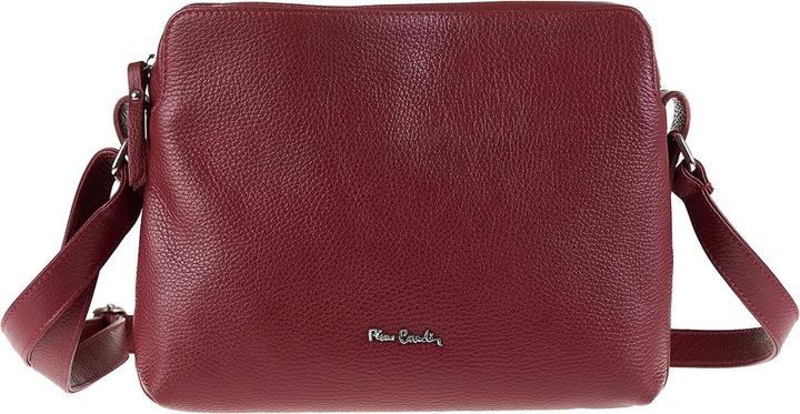 Actual product image Pierre Cardin Damen Umhängetasche Made In Italy - Modell Aralia Lux - 100% Leder - 30.0 X 23.0 X 13.0 Cm