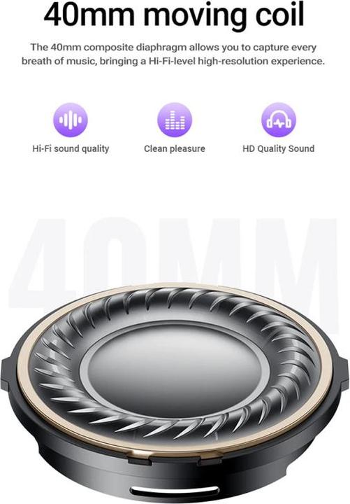 Actual product image Acefast H8 Active Noice Cancelling Kopfhörer (40 h, Wireless)