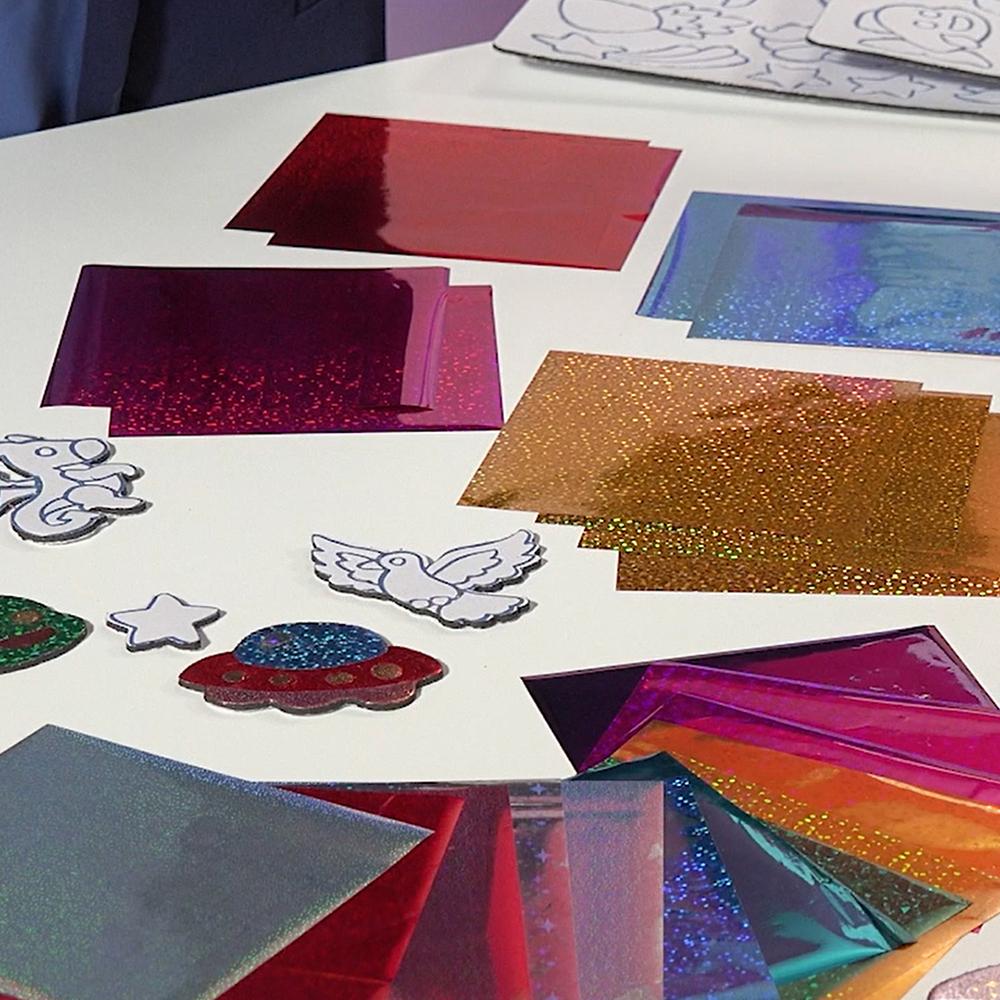 Thumbnail - Marvin's Magic, Sticker, Marvins Magic - Magic Foil Rainbow Stickers - (MMART001)