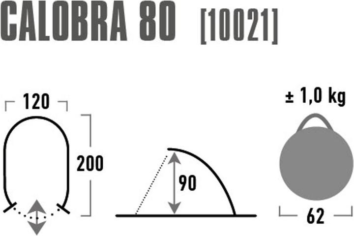 Produktbild High Peak Calobra 80 Beach Shelter (Strandzelt + Strandmuschel, 1 kg, 1 Person)