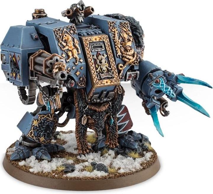 Actual product image Games Workshop Bjorn the Fell-Handed - Space Wolves Venerable Dreadnought - Murderfang (Plastic)