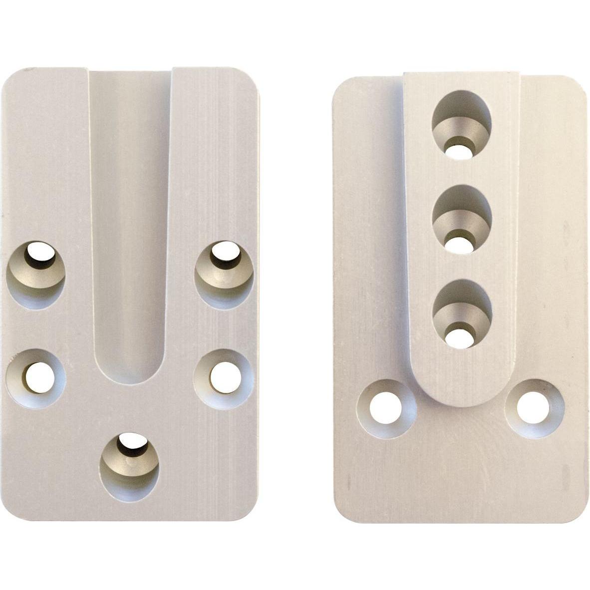 Pitzl, Baubeschläge + Holzverbinder, Holzverbinder für Holzkonstruktionen HVP 40x70x12mm Aluminium eloxiert (Rundholzver...