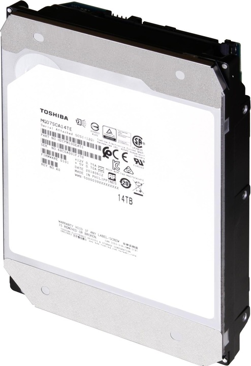 Actual product image Toshiba MG07ACA Series (14 TB, 3.5", CMR)