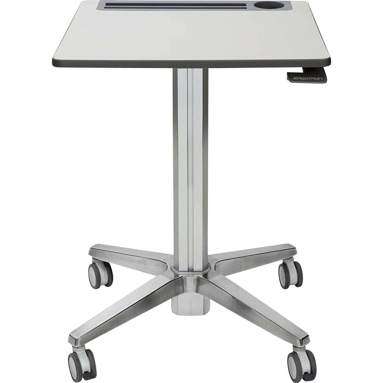 Ergotron, Schreibtisch, LearnFit mobiler Steh-Sitz Tisch mit 40.6cm Höhenverstellung