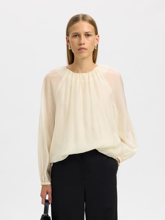 Produktbild Selected Semi-sheer Langarmbluse (40)