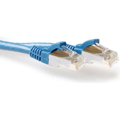 ACT Blue 1.5 meter LSZH SFTP CAT6A patch cable snagless with RJ45 connectors (S/FTP, CAT6a, 1.50 m), Netzwerkkabel
