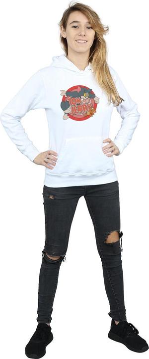 Immagine prodotto Tom & Jerry Classic Catch Felpa con Cappuccio Donna (XL)