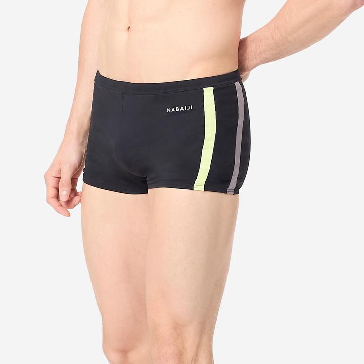 Image du produit Nabaiji Maillot de bain homme, Negombo noir jaune (44)
