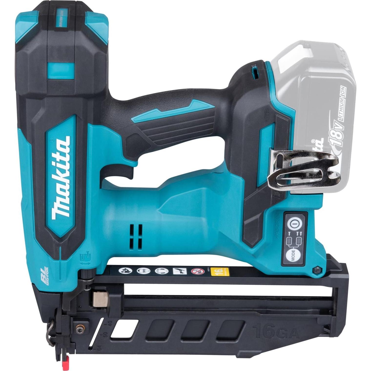 Makita Blu/Nero Graffettatrice + Pistola Sparachiodi, Dbn601z Lxt