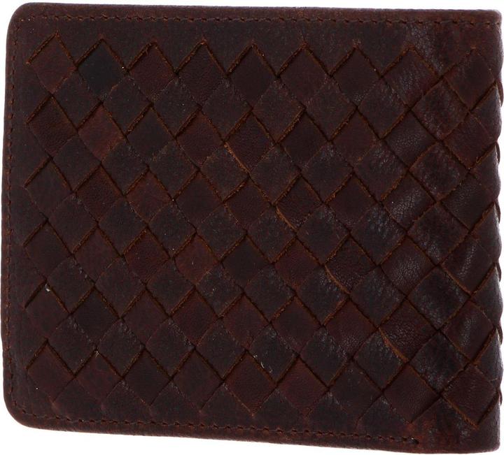 Actual product image Bugatti Woven wallet leather 11 cm