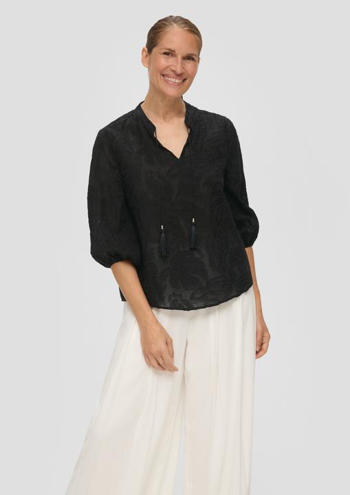 Image du produit S.Oliver Bluse Tunikabluse im Leaf-Design aus Viskosemix (40)
