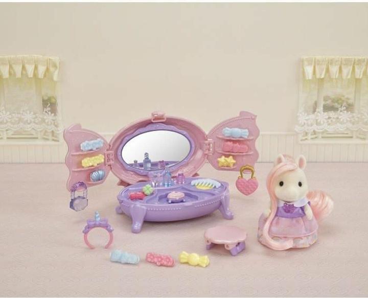 Actual product image Sylvanian Families Make-up dresser with pony figure
