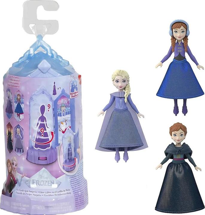 Actual product image Disney Interactive Studios Disney The Ice Queen Little Dolls Ice Castle Spin Surprise Reveal