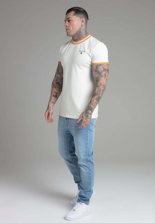 Immagine prodotto Siksilk T-shirt T-shirt Ringer in ecru (M)