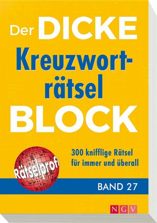 Produktbild Der dicke Kreuzworträtsel-Block Band 27 (Deutsch, 2018)