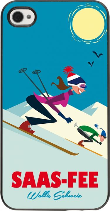 Actual product image PhoneLook Coque Saas-Fee Ski Downhill (Apple iPhone 4)