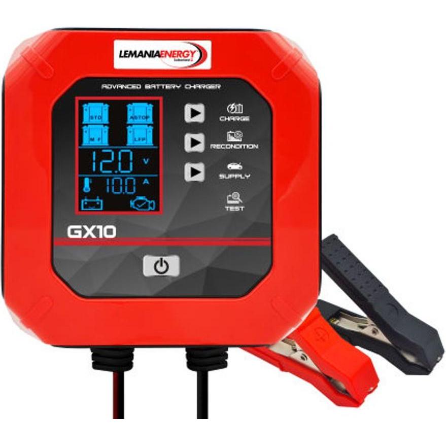 NoName, Batterieladegerät, 12V Lemania charger 10A 24-200Ah (AGM, EFB, SMF, Li-ion) (12V, 10 A)