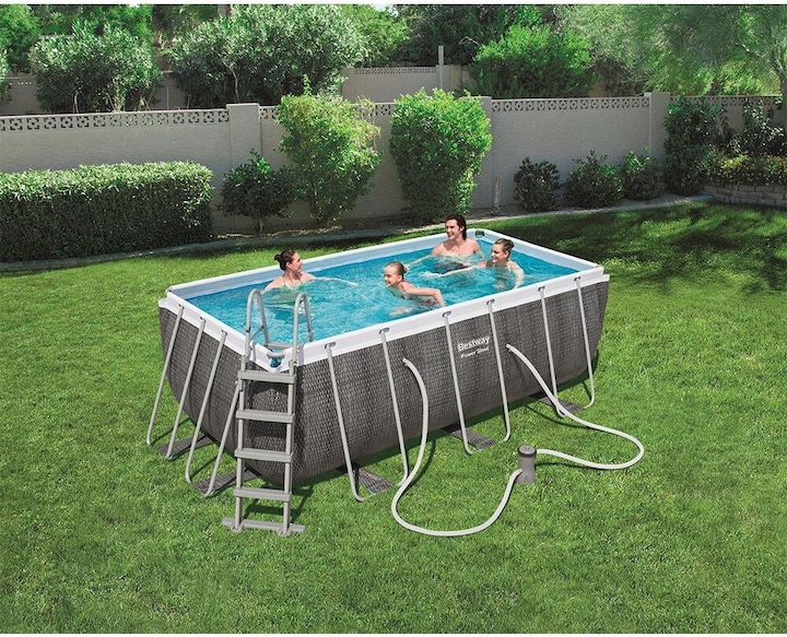 Actual product image Bestway Rectangular Power Frame Pool (412 x 201 x 122 cm)