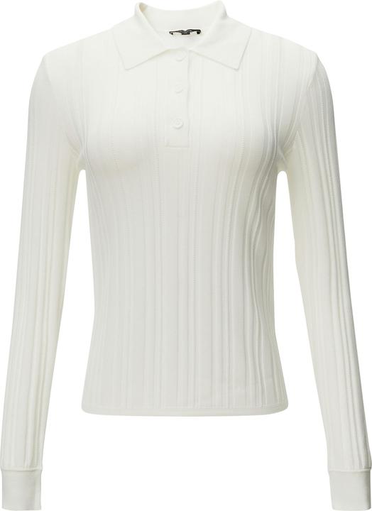 Immagine prodotto Comma Strickpullover Gerippter Pullover mit Polokragen im Slim Fit (44)