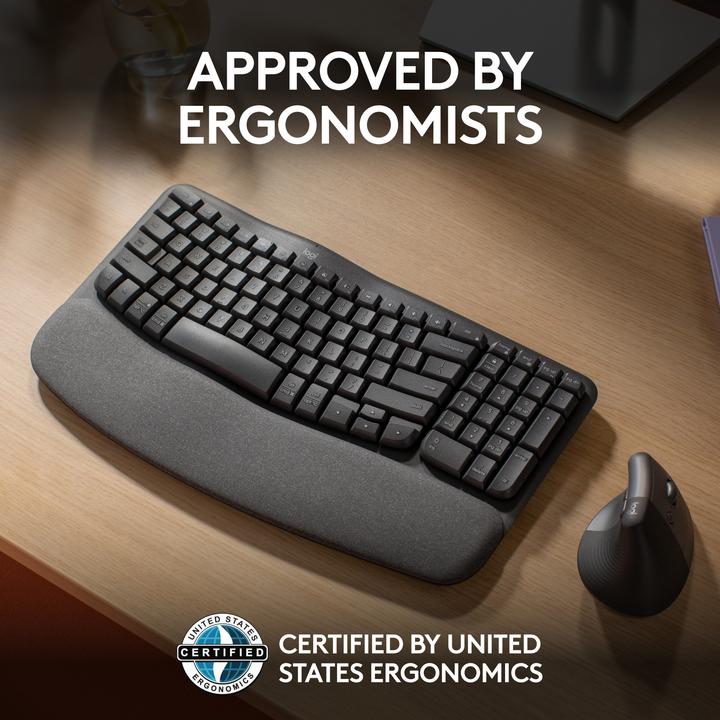 Actual product image Logitech Wave Keys for Business (CH, Wireless)