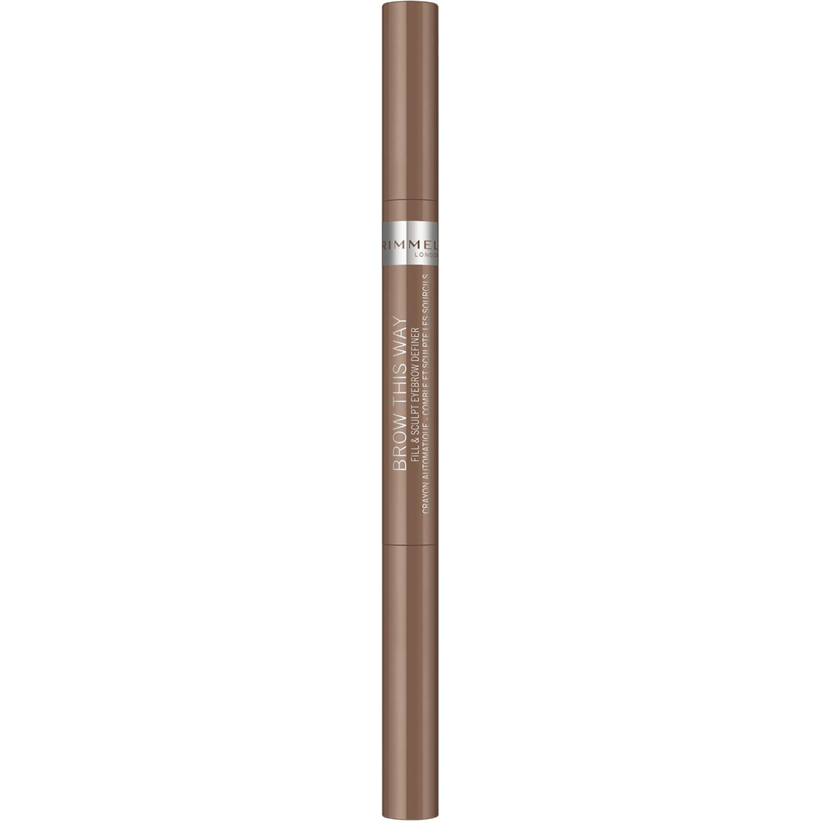 Thumbnail - Rimmel London, Augenbrauenstift, Brow This Way Fill & Sculpt (001 Blonde)