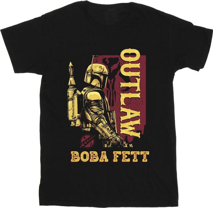Image du produit Star Wars - T-shirt THE BOOK OF BOBA FETT DISTRESSED OUTLAW - Homme (4XL)