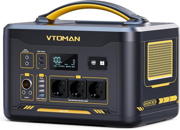Produktbild Vtoman Tragbare Powerstation Jump 2200, erweiterbar (1548 Wh)