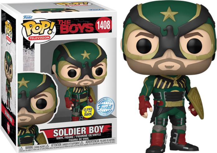 Actual product image Funko POP! The Boys Soldier Boy Phosphorescente