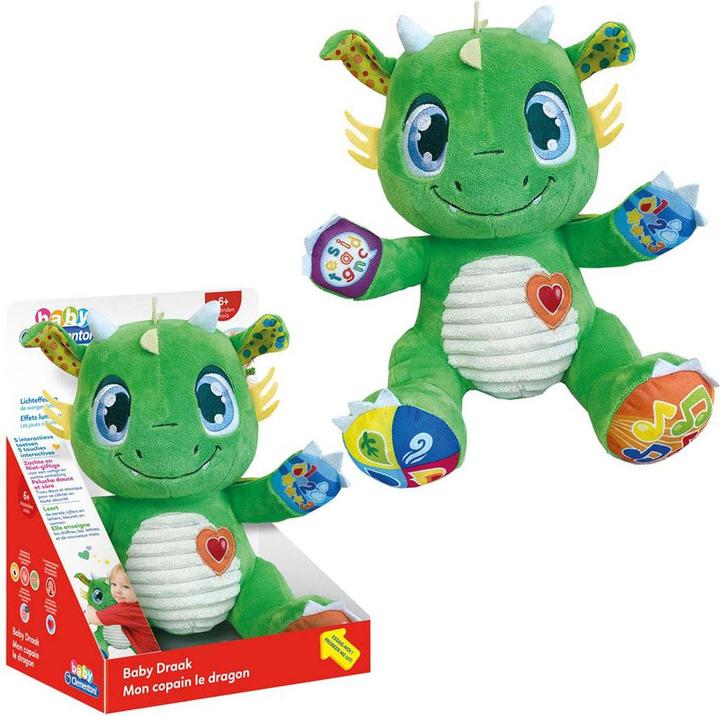 Actual product image Clementoni Baby - Interactive dragon (33.50 cm)