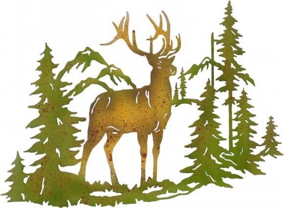 Produktbild Möbel Direkt Online Hirsch (69 x 46 cm)