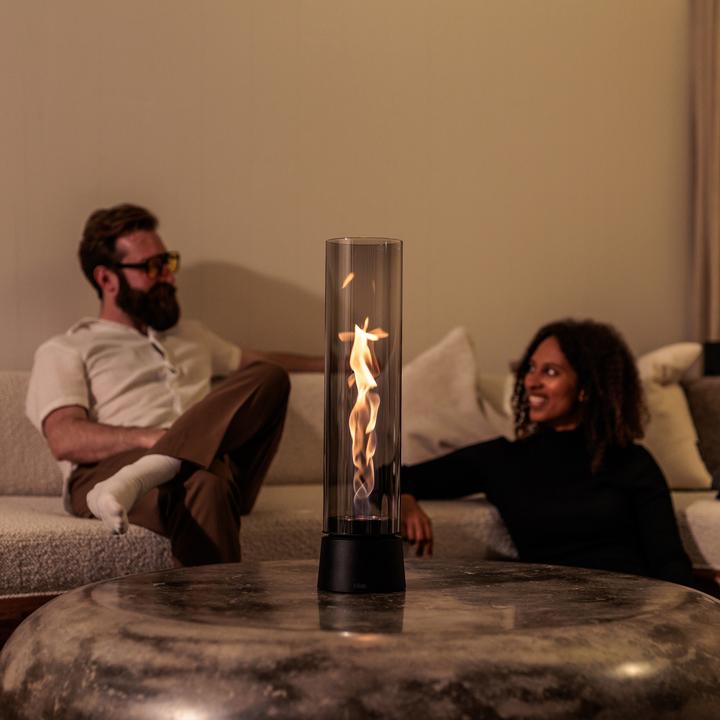 Actual product image Höfats SPIN air 1200 all black Tabletop Fireplace (13.80 cm)