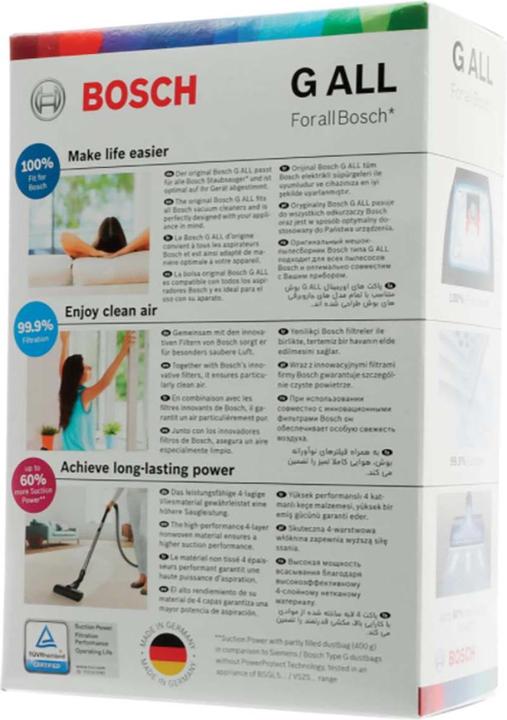 Produktbild Bosch Hausgeräte PowerProtect Type G All BBZ41FGALL (1 x)