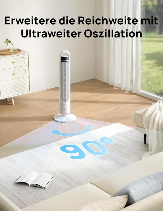 Image du produit Dreo Smart Turmventilator mit App-Steuerung (28 dB)