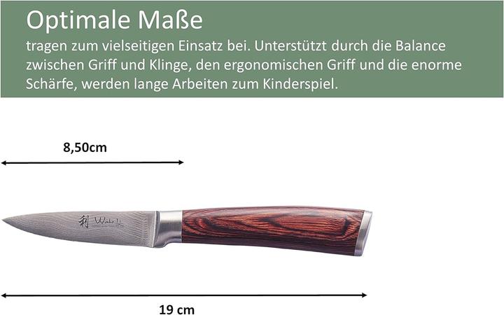 Produktbild Wakoli Damastmesser (8.50 cm)