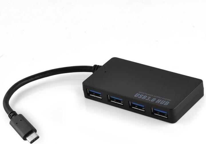Cadorabo 4-Port USB 3.0 Multischnittstelle USB-C (USB-C, 4 Ports)