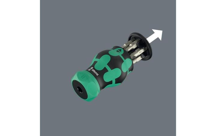 Actual product image Wera KK Stubby Magazin RA 4 (Port, Phillipps cross recess (PH), T-section)
