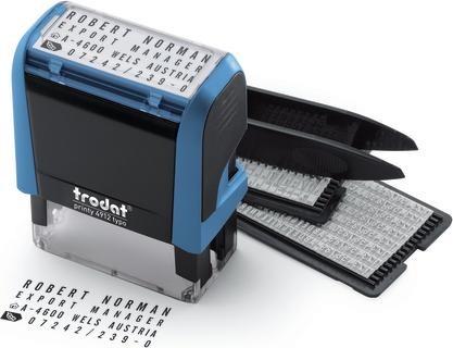 Produktbild Trodat Tampon pour texte Printy 4913 TYPO 4.0, 5 lignes