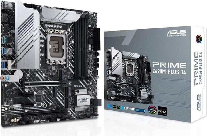 Actual product image ASUS Mainboard Prime Z690M-Plus (LGA 1700, Intel Z690H, mATX)