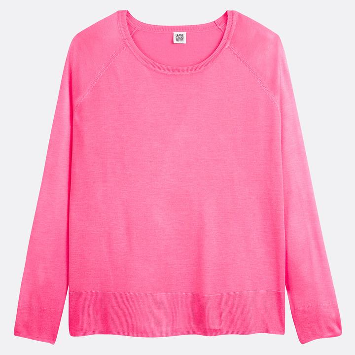 Image du produit La Redoute Collections Pullover mit Rundhalsausschnitt aus Feinstrick (L)