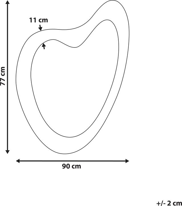 Produktbild Beliani Neure (90 x 77 cm)